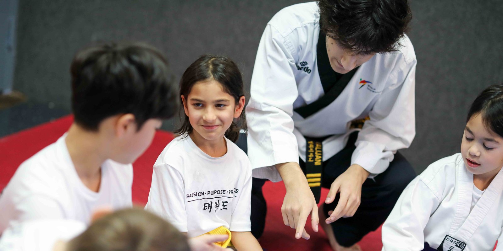 How does taekwondo teach kids to lead?